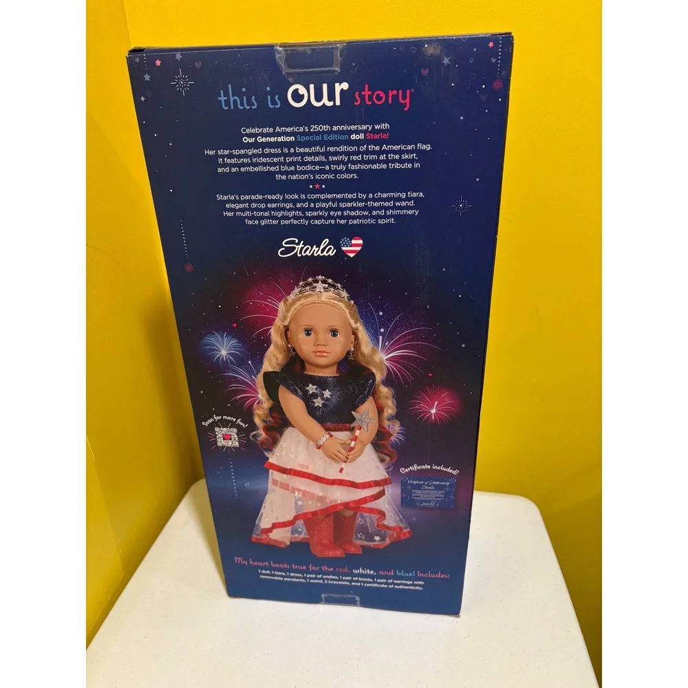 Our Generation Starla Fourth of July Doll 18
